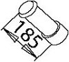 MERCE 6204901625 Exhaust Pipe